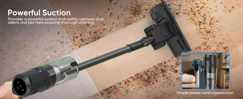Compact Corded Stick Vacuum