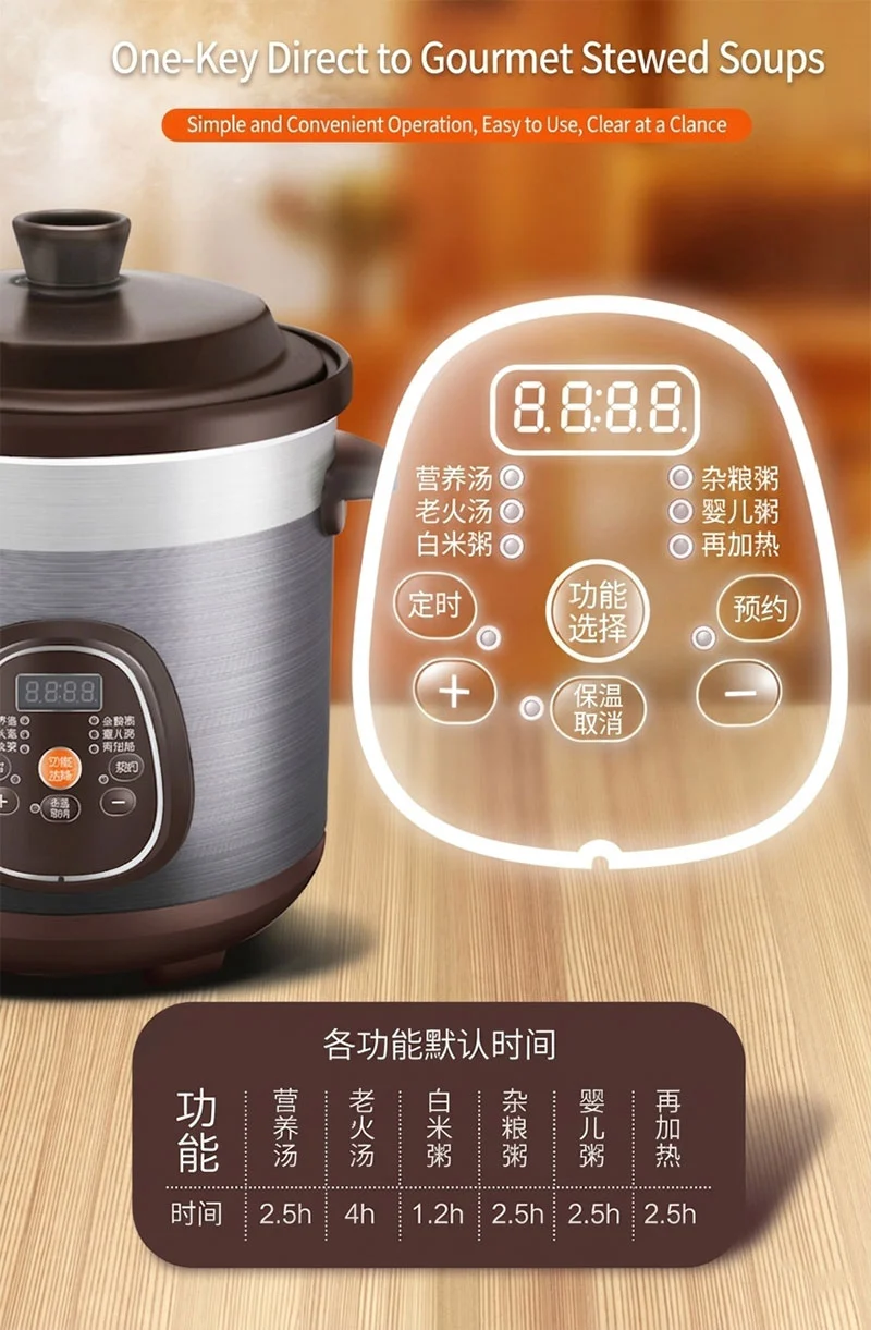 Digital Ceramic Slow Cooker