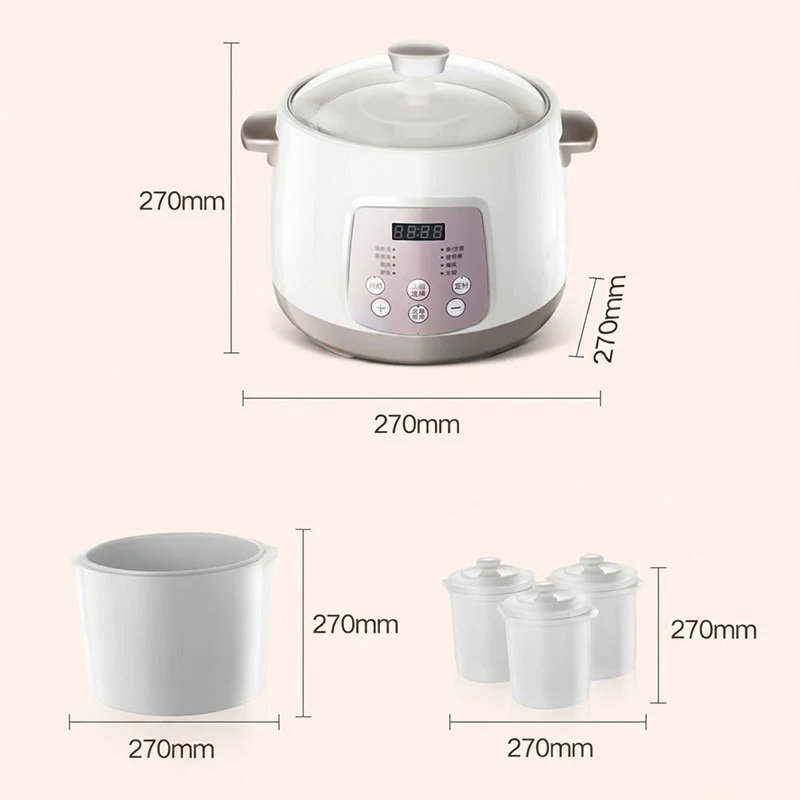 1.6L Electric Double Boiler