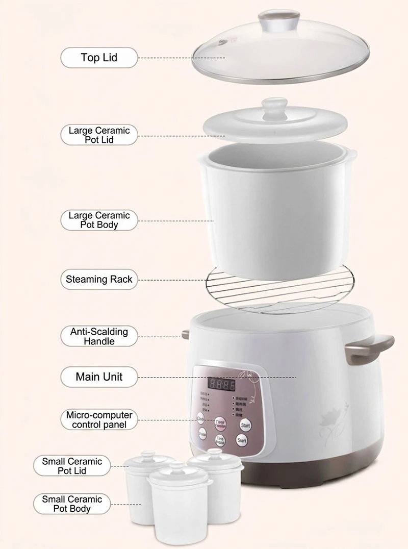 2.2L Electric Double Boiler