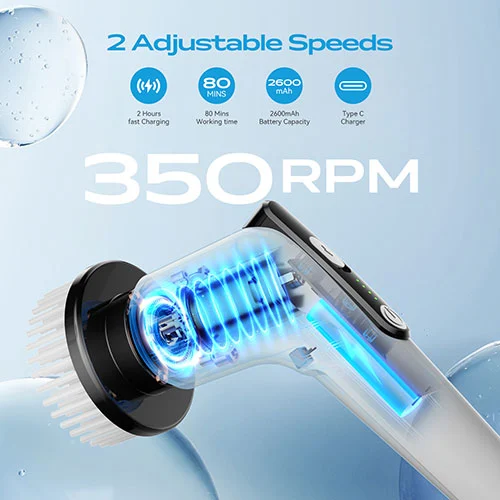 Cordless Electric Spin Scrubber