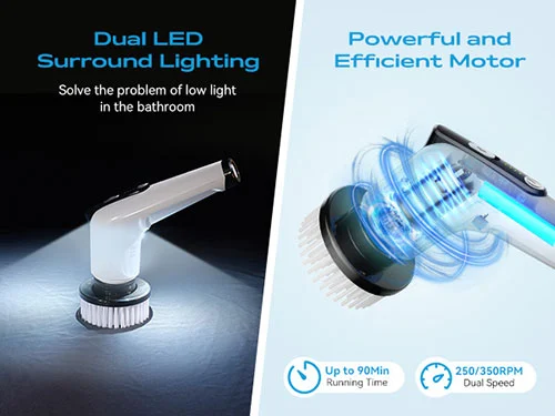 Cordless Electric Spin Scrubber