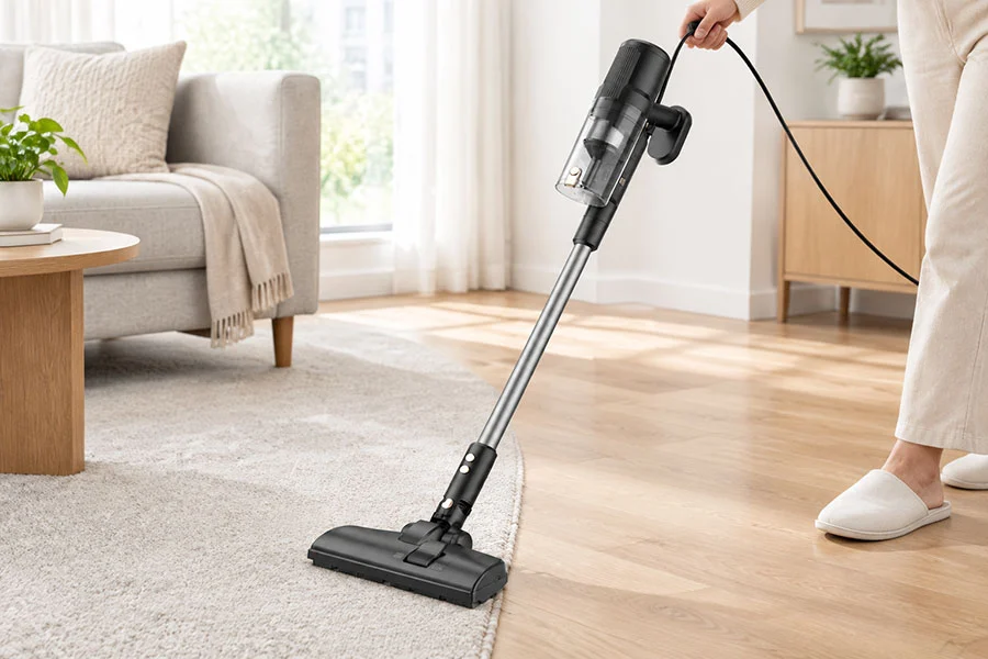 Long Cord Brushless Upright Vacuum